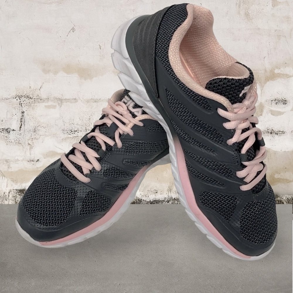 Fila Memory Cryptonic 3 Gray Pink Running Shoes